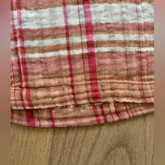 Free People plaid reversible lounge pants. Size Small - Picture 2 of 4